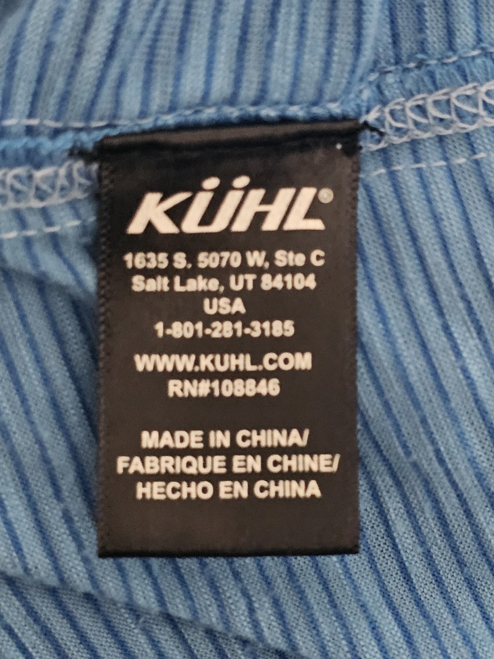 KUHL Sona Short Sleeve Tee Blue Melange Activewear Top Spring 2017 Plus Size 2X - Picture 6 of 11